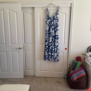 Patrons of Peace Blue and White Patterned Top